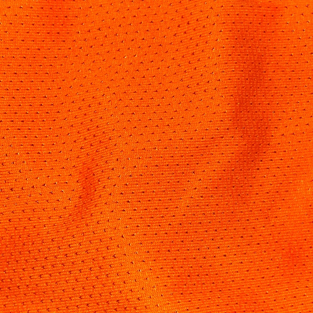 Orange and black striped short sleeve shirt. - Picture 8 of 10